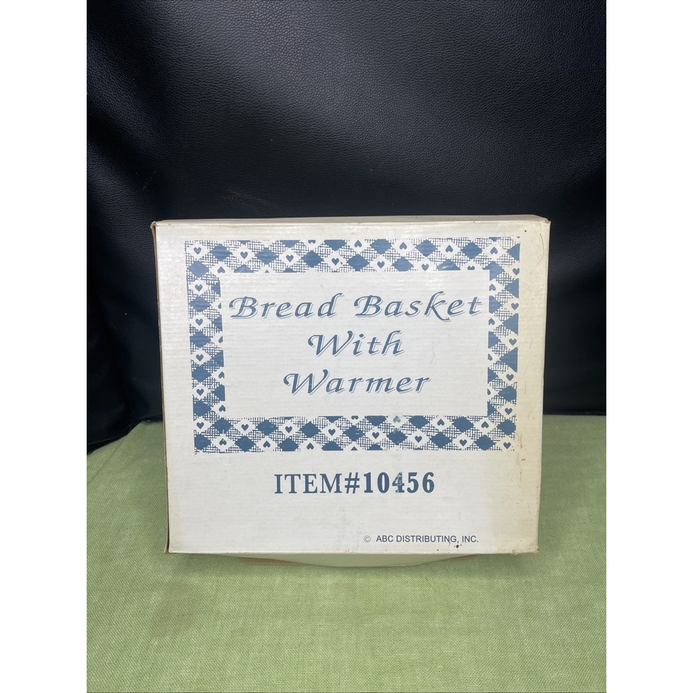 Vintage Bread Basket With Bread Warmer